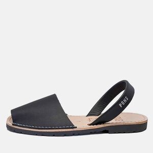 NWT Pons 510 Classic Style Women Black Avarca